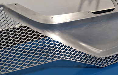 CNC-gefräster hochpräziser Aluminium-Stoßfänger 6