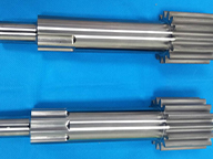 Getriebeteile hergestellt mit CNC-Bearbeitung und TiN-Beschichtung